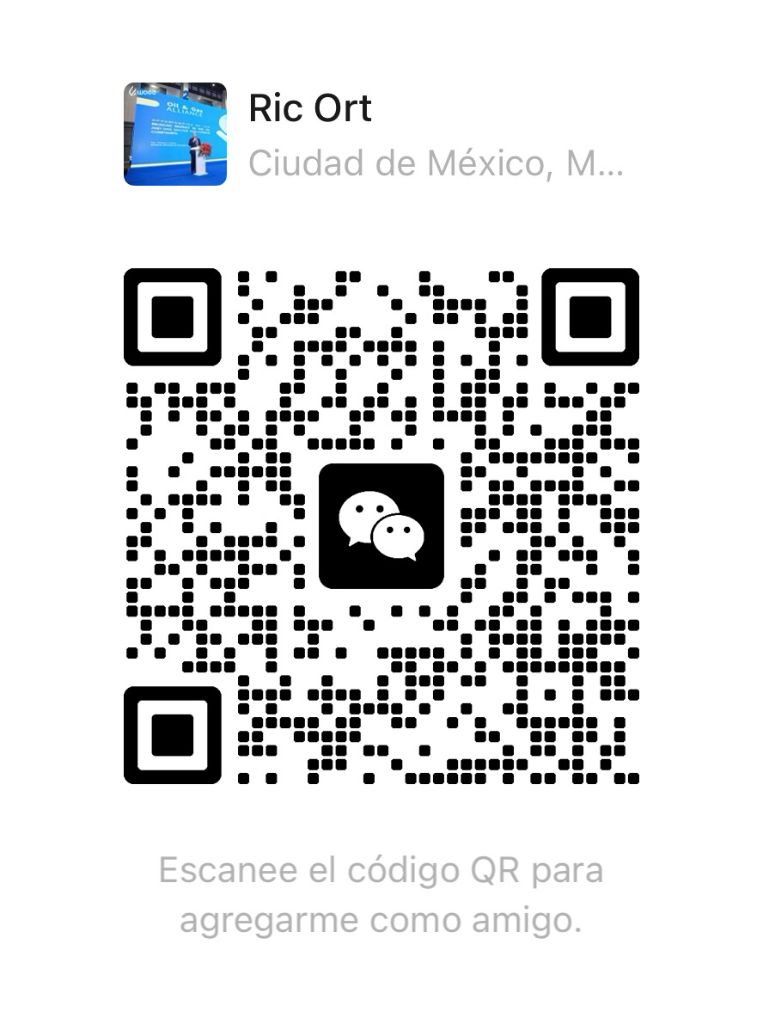 رمز QR لـ WeChat لجهة الاتصال التجارية لـ ALLIANCE AGRO (الاسم الظاهر في الصورة: Ric Ort)